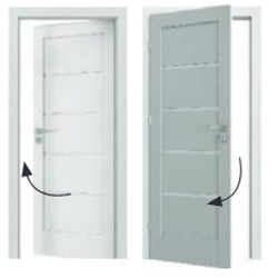 Ușă simplă - deschidere stânga