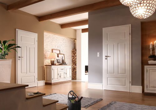 Uși de interior vopsite